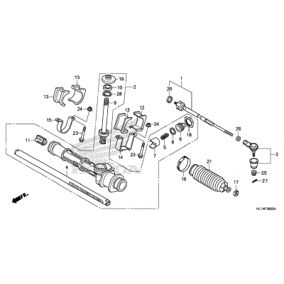 STEERING GEAR BOX / TIE ROD