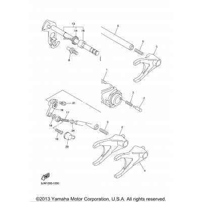 Shift Cam Fork