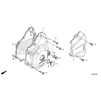 LEFT CRANKCASE COVER