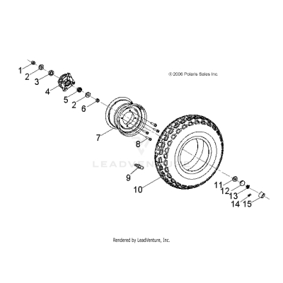 WHEELS, FRONT - A25YKA11N1/N5 (49ATVWHEELFRT07OTLW90)