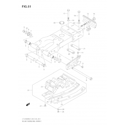 REAR SWINGING ARM