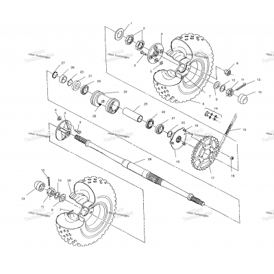 Rear Wheel Drive Assembly W958144