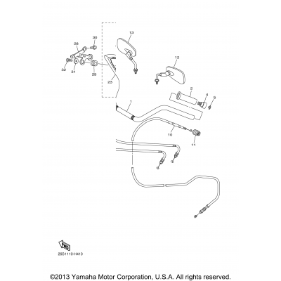 Steering Handle Cable