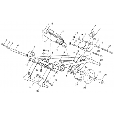 Front Torque Arm 600 Xcr