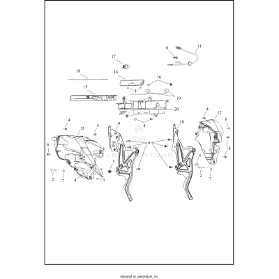 FAIRING, INNER - FLHX, FLHXU (2 OF 2)