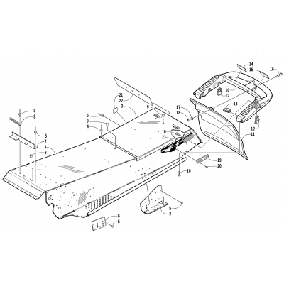 TUNNEL AND REAR BUMPER