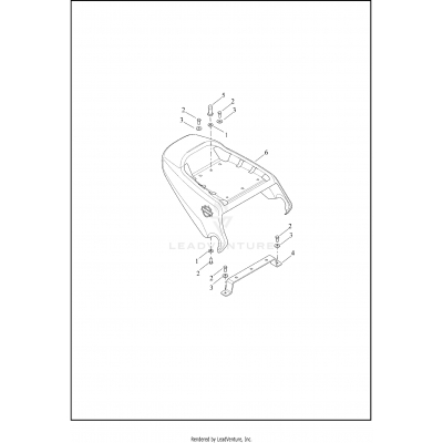 FENDER, REAR, XG750A