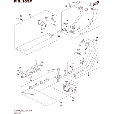 MUFFLER (VL800TL6 E33)