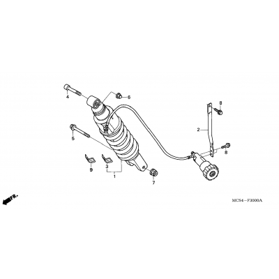 REAR SHOCK ABSORBER