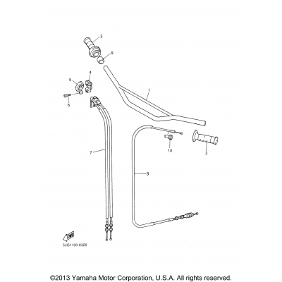 Steering Handle Cable