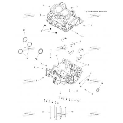 Engine, Crankcase A09zn85 All Options