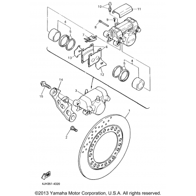 Rear Brake Caliper