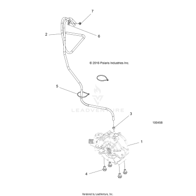 DRIVE TRAIN, FRONT GEARCASE MOUNTING - A19S6E57B1 100458]