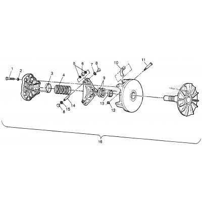 Drive Clutch Sport 400L & Trail Blazer W97ba25c