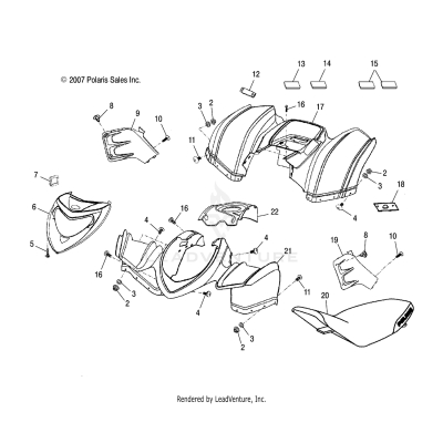 BODY, CAB and SEAT - A25YPA20A4 (49ATVCAB09PHX)