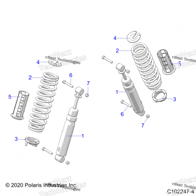 Suspension, Middle Shocks & Mounting
