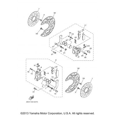 Front Brake Caliper