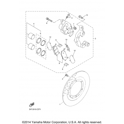 Front Brake Caliper