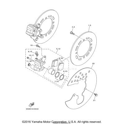 FRONT BRAKE CALIPER