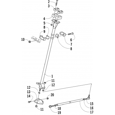 STEERING POST ASSEMBLY