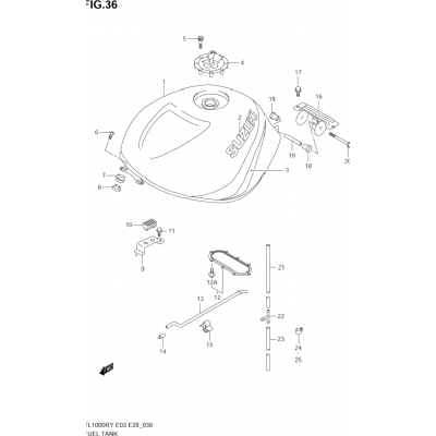 FUEL TANK (MODEL W)