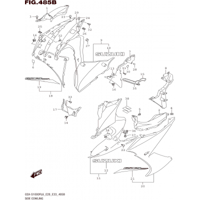 SIDE COWLING (YSF)