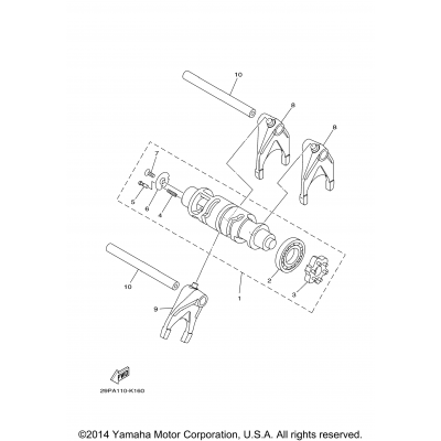 Shift Cam Fork