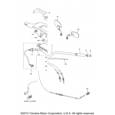 Steering Handle Cable