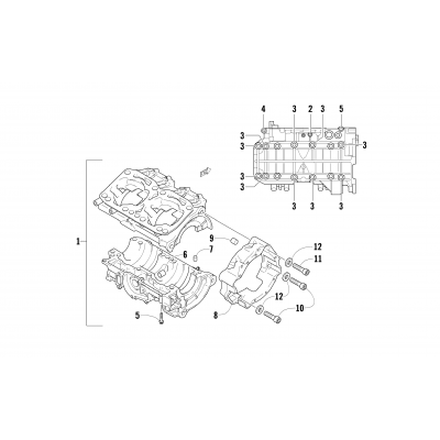 CRANKCASE ASSEMBLY