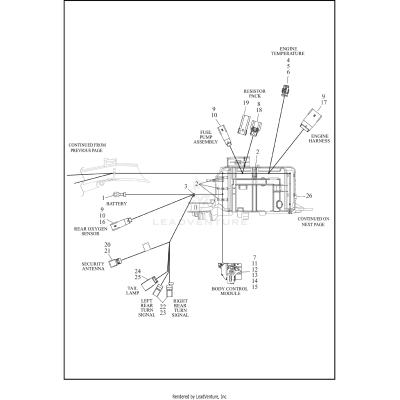 WIRING HARNESS, MAIN, KEYLESS, ABS (2 OF 4)