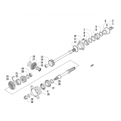 SECONDARY DRIVE ASSEMBLY