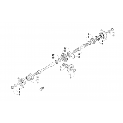 SECONDARY DRIVE ASSEMBLY