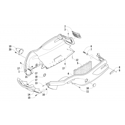 BELLY PAN AND FRONT BUMPER ASSEMBLY