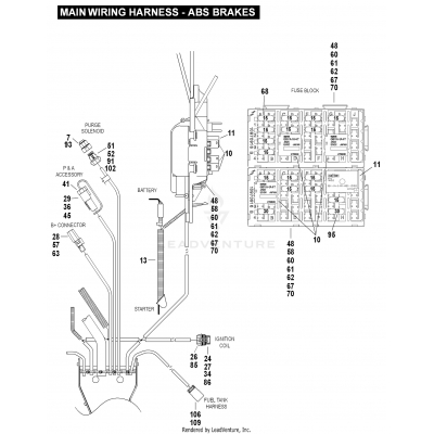 MAINWIRING HARNESS - ABS BRAKES (Part 3)