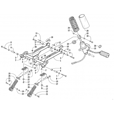 REAR SUSPENSION FRONT ARM ASSEMBLY