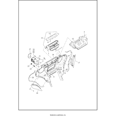 FAIRING, INNER - FLHTCUTG