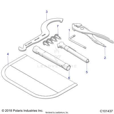 REFERENCE, TOOL KIT - A23SXE95PG/PK (C101437)