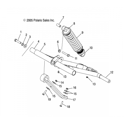 Torque Arm, Front S06me7hs/Me8ds (4997159715B14)