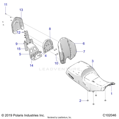 BODY, SEAT - A19SJS57CH/EH (C102046)
