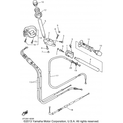 Steering Handle Cable