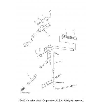 Steering Handle Cable