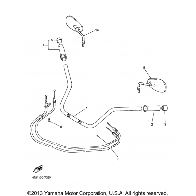 Steering Handle Cable