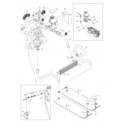 01- Radiator, Hoses