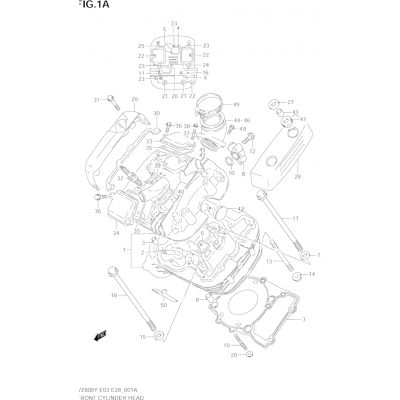 FRONT CYLINDER HEAD