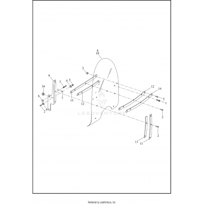 WINDSHIELD - FLHR AND FLHRC