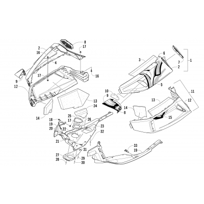 SKID PLATE AND SIDE PANEL ASSEMBLY