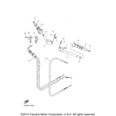 Steering Handle Cable