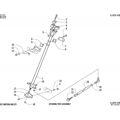 STEERING POST ASSEMBLY