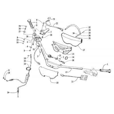 HANDLEBAR AND CONTROLS