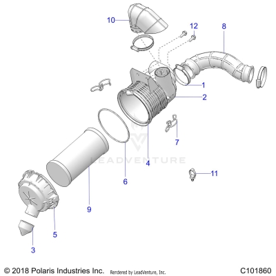 ENGINE, AIR INTAKE SYSTEM - A20HAB15A2 (C101860)